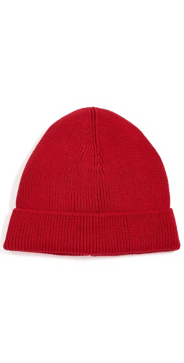 UNIVERSAL WORKS Merino Beanie Red One Size | Image 1 UNIVERSAL WORKS Merino Beanie Red One Size | Image 1