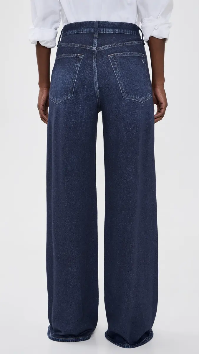rag & bone Rb Miramar Terry Sofie Wide Leg Pants | Thumbnail 3