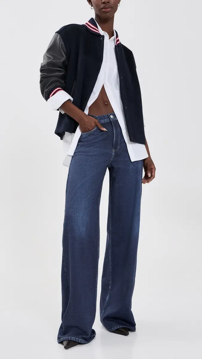 rag & bone Rb Miramar Terry Sofie Wide Leg Pants | Thumbnail 5
