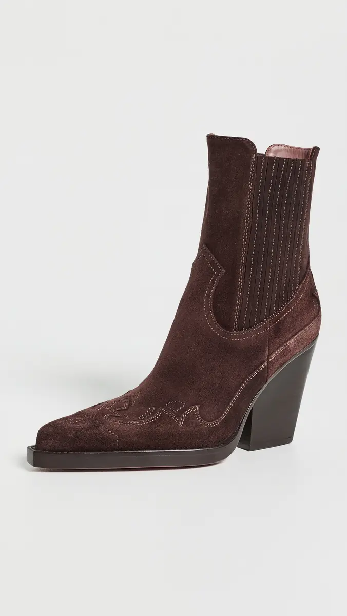 Paris Texas Dallas Embroidered Ankle Boots 100mm | Thumbnail 2 Paris Texas Dallas Embroidered Ankle Boots 100mm | Thumbnail 2
