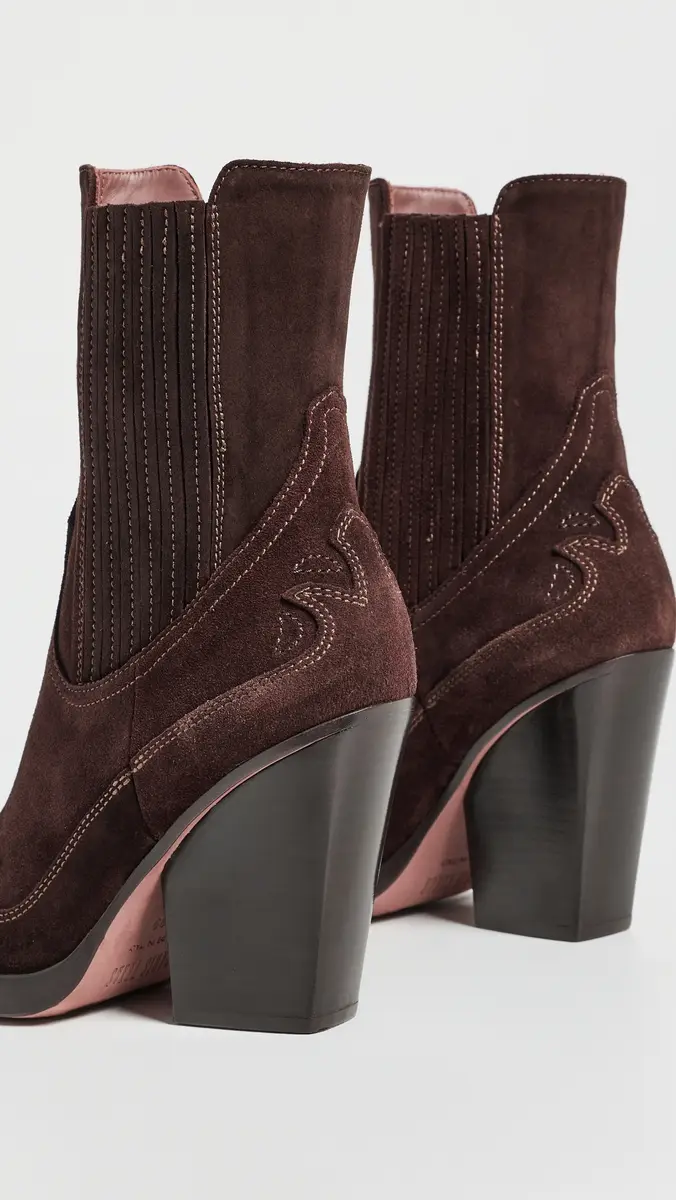 Paris Texas Dallas Embroidered Ankle Boots 100mm | Thumbnail 4 Paris Texas Dallas Embroidered Ankle Boots 100mm | Thumbnail 4