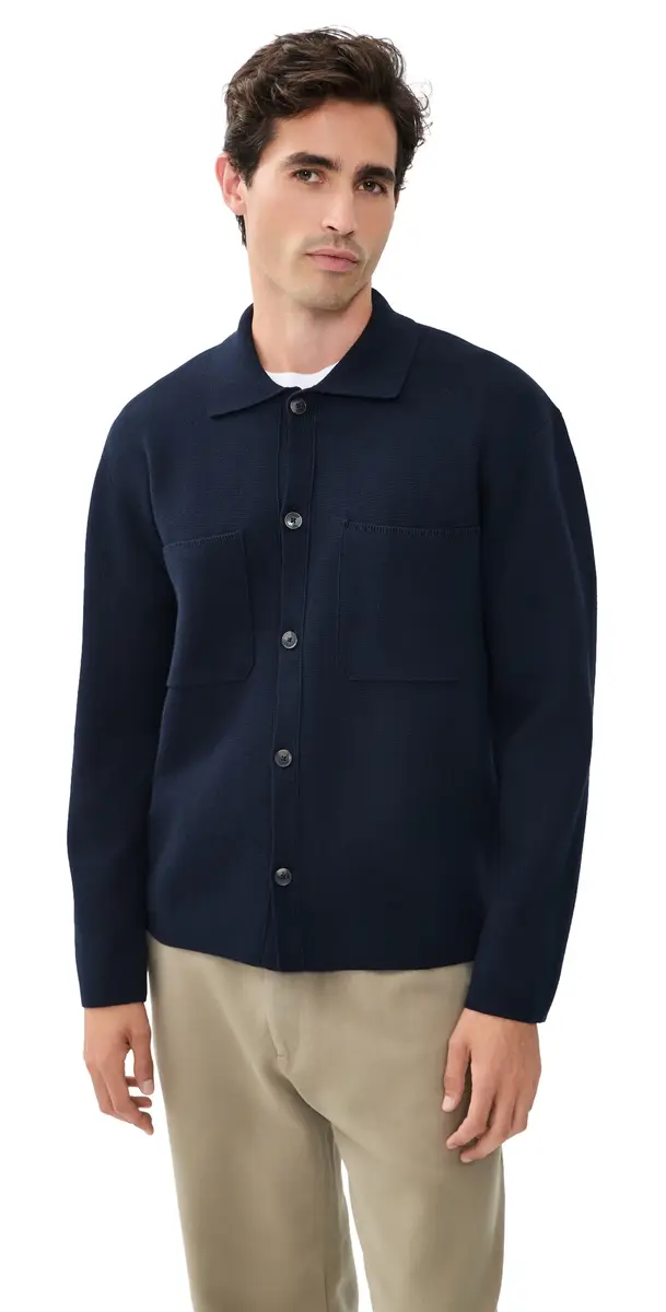 Closed Polo Cardigan Dark Night | Image 1 Closed Polo Cardigan Dark Night | Image 1