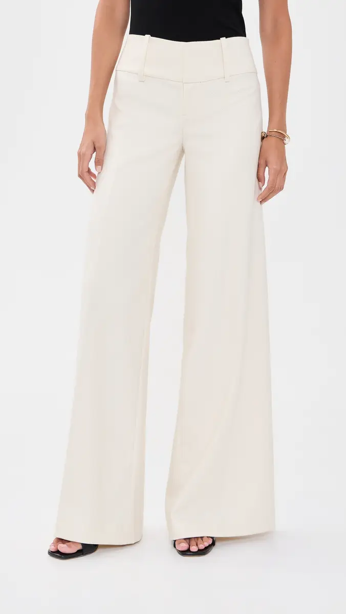 Alice + Olivia Olivia Wide Leg Flare Pants | Thumbnail 2