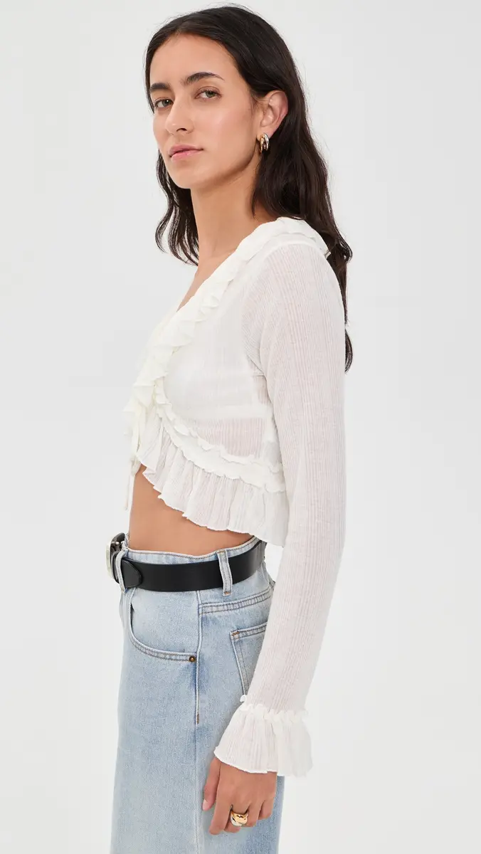 LIONESS Venice Ruffle Blouse | Thumbnail 5 LIONESS Venice Ruffle Blouse | Thumbnail 5