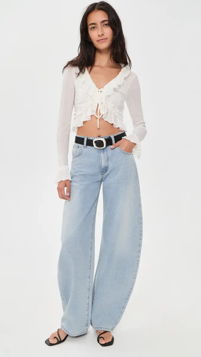 LIONESS Venice Ruffle Blouse | Thumbnail 6 LIONESS Venice Ruffle Blouse | Thumbnail 6