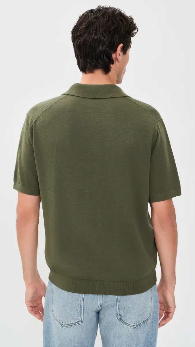 Madewell Johnny Collar Sweater Polo | Thumbnail 3 Madewell Johnny Collar Sweater Polo | Thumbnail 3