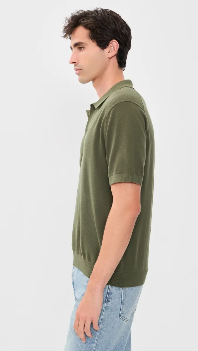 Madewell Johnny Collar Sweater Polo | Thumbnail 4 Madewell Johnny Collar Sweater Polo | Thumbnail 4