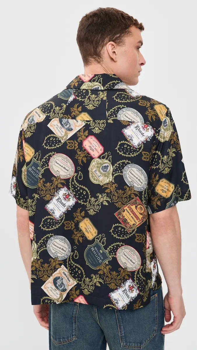 Rhude Vin Bandana Button-Up Shirt | Thumbnail 3 Rhude Vin Bandana Button-Up Shirt | Thumbnail 3