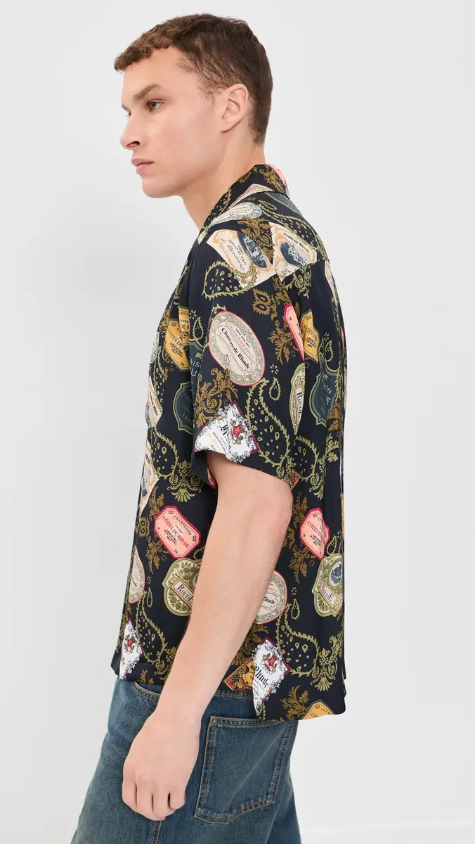 Rhude Vin Bandana Button-Up Shirt | Thumbnail 4 Rhude Vin Bandana Button-Up Shirt | Thumbnail 4