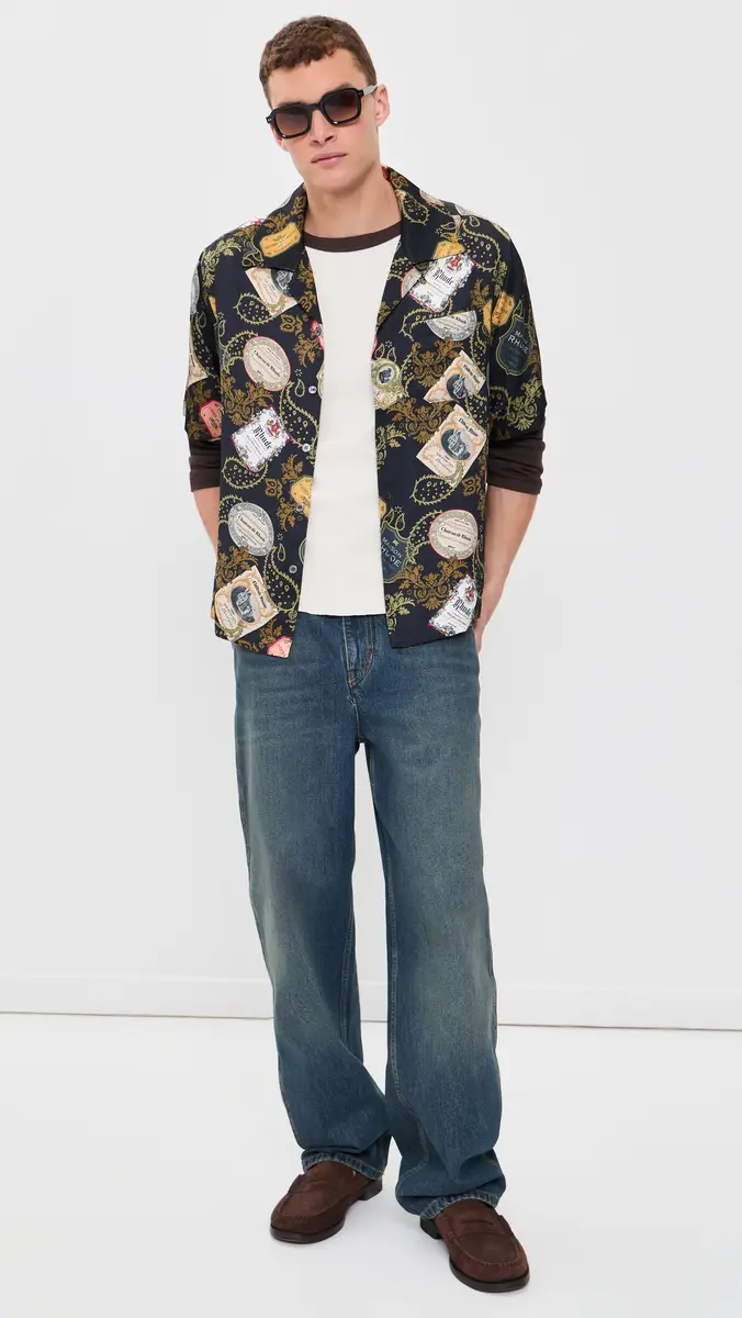 Rhude Vin Bandana Button-Up Shirt | Thumbnail 5 Rhude Vin Bandana Button-Up Shirt | Thumbnail 5