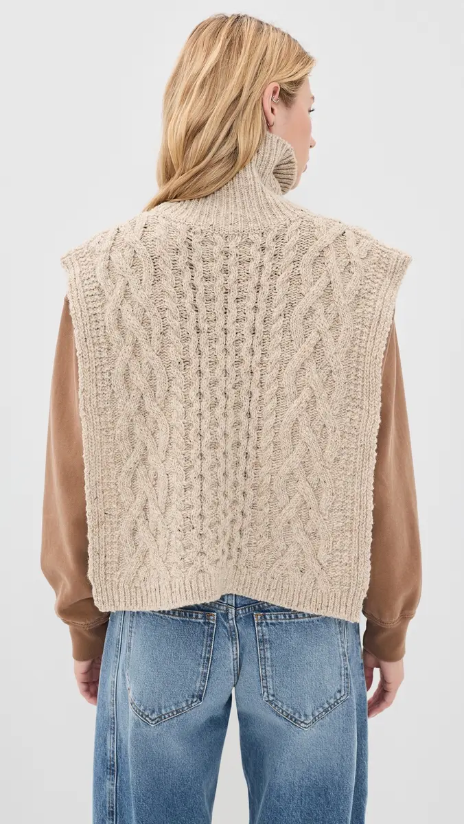 Isabel Marant Kara Cable Knit Scarf | Thumbnail 4
