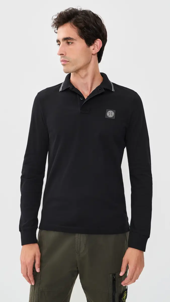 Stone Island Long Sleeve Polo | Thumbnail 2