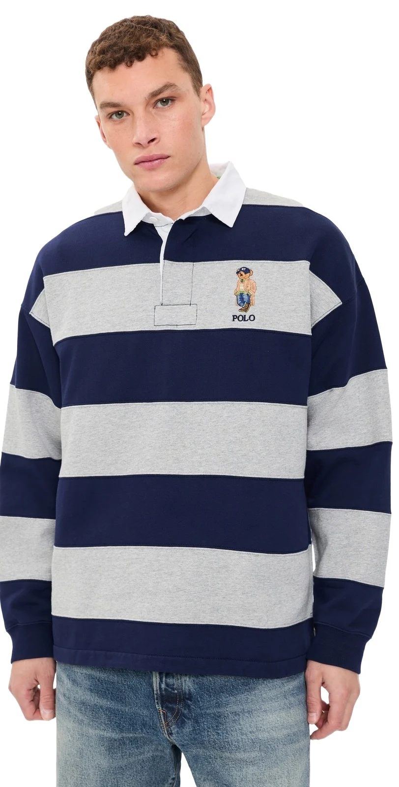Polo Ralph Lauren Litchfield Bear Striped Rugby Shirt
