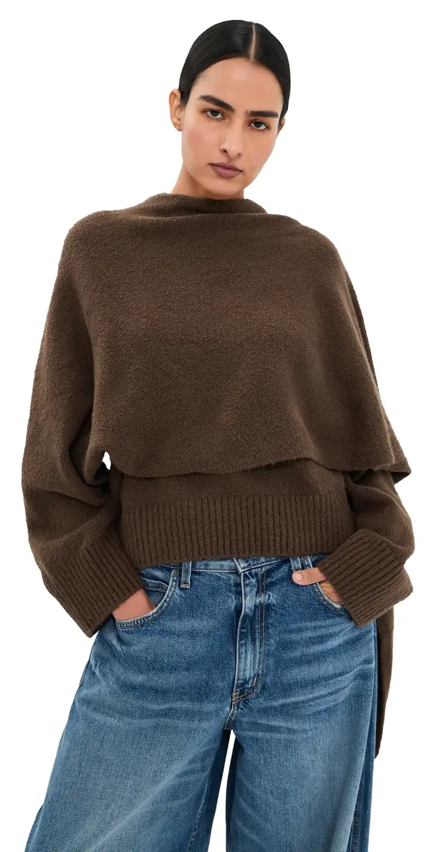 Altuzarra Palmer Sweater Cocoa | Image 1 Altuzarra Palmer Sweater Cocoa | Image 1