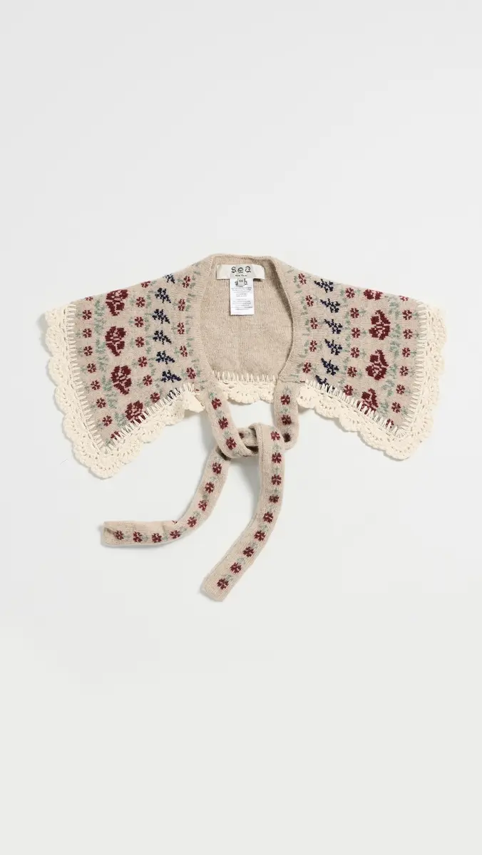 Sea Preston Fair Isle Knit Collar | Thumbnail 2 Sea Preston Fair Isle Knit Collar | Thumbnail 2