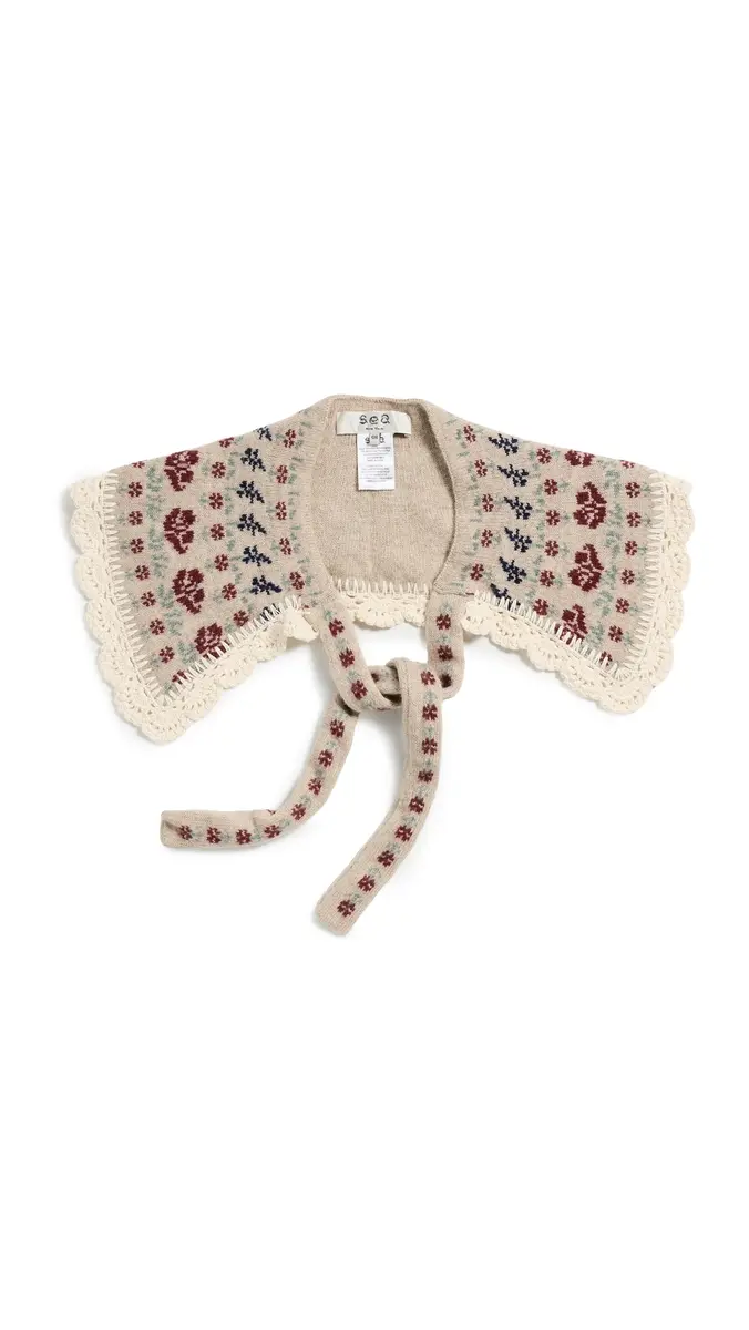 Sea Preston Fair Isle Knit Collar | Thumbnail 6 Sea Preston Fair Isle Knit Collar | Thumbnail 6