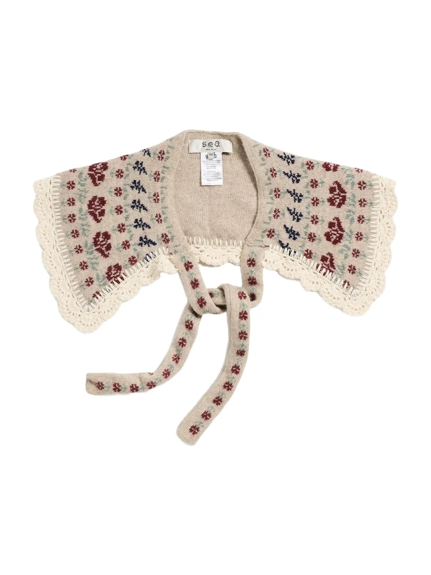 Sea Preston Fair Isle Knit Collar
