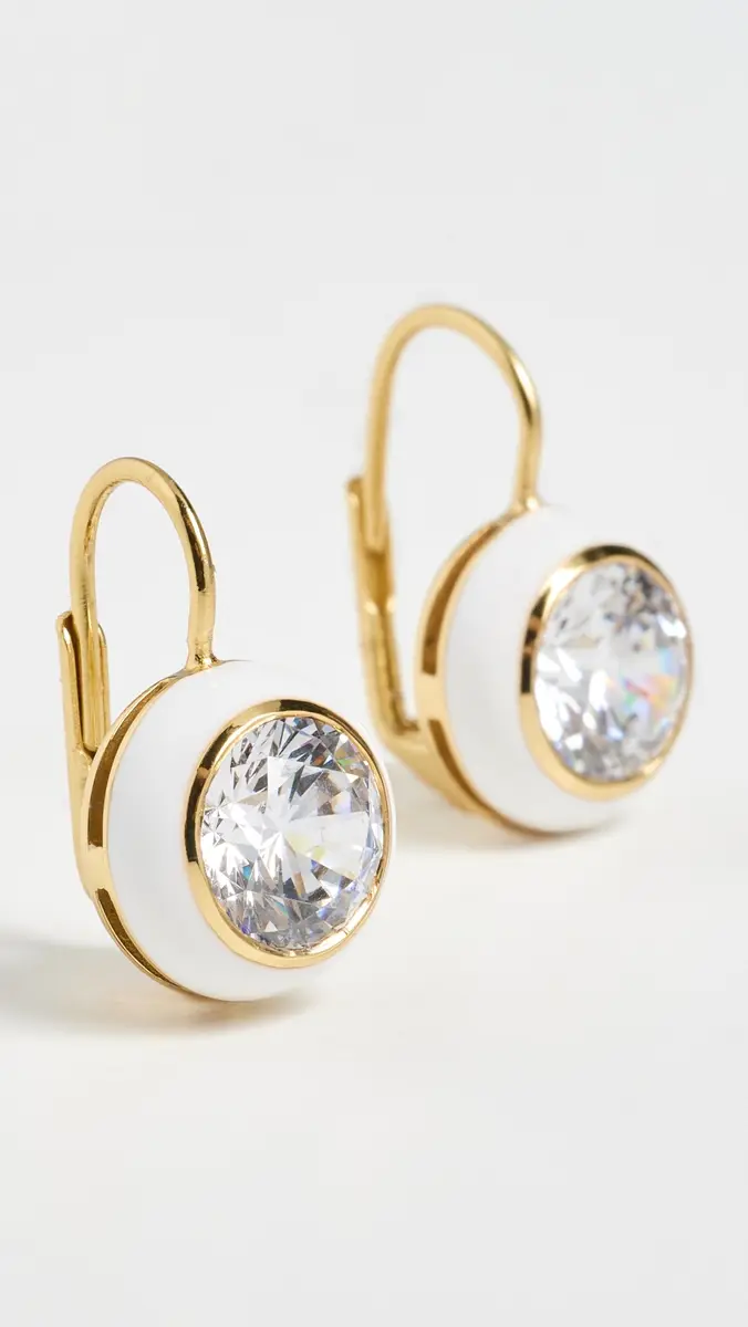 HART Enamel Bezel Drop Earrings | Thumbnail 2 HART Enamel Bezel Drop Earrings | Thumbnail 2