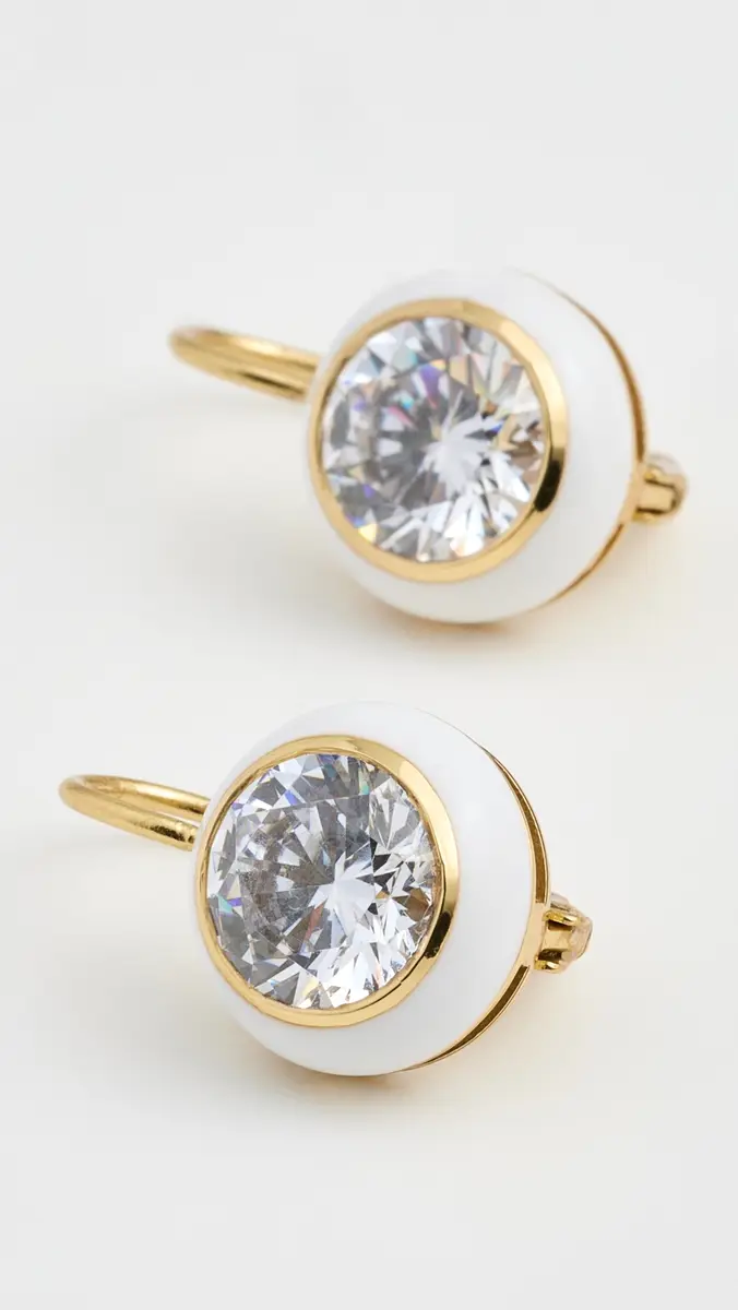 HART Enamel Bezel Drop Earrings | Thumbnail 4 HART Enamel Bezel Drop Earrings | Thumbnail 4