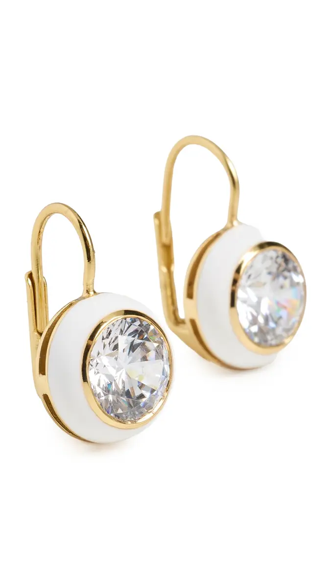 HART Enamel Bezel Drop Earrings | Thumbnail 5 HART Enamel Bezel Drop Earrings | Thumbnail 5