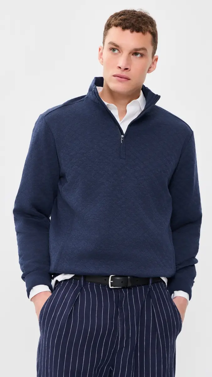 RLX Ralph Lauren Quilted Double Knit Quarter Zip | Thumbnail 2 RLX Ralph Lauren Quilted Double Knit Quarter Zip | Thumbnail 2