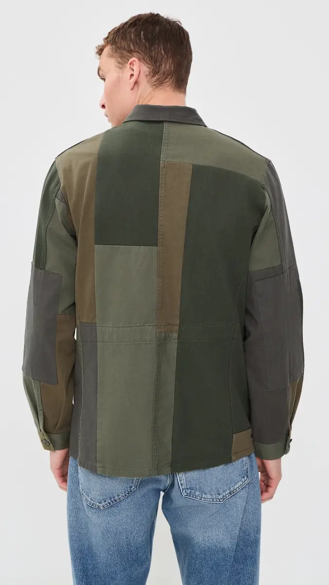 UNIVERSAL WORKS MW Patchwork Twill Fatigue Jacket | Thumbnail 3 UNIVERSAL WORKS MW Patchwork Twill Fatigue Jacket | Thumbnail 3