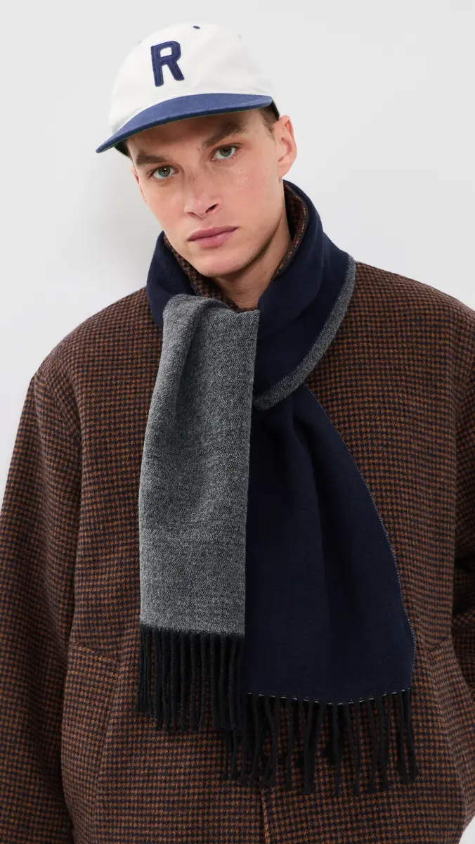UNIVERSAL WORKS Double Sided Scarf | Thumbnail 3 UNIVERSAL WORKS Double Sided Scarf | Thumbnail 3