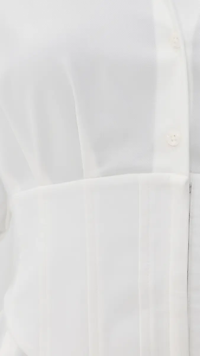 Alice + Olivia Edie Corset Button Down Mini Dress | Thumbnail 6 Alice + Olivia Edie Corset Button Down Mini Dress | Thumbnail 6