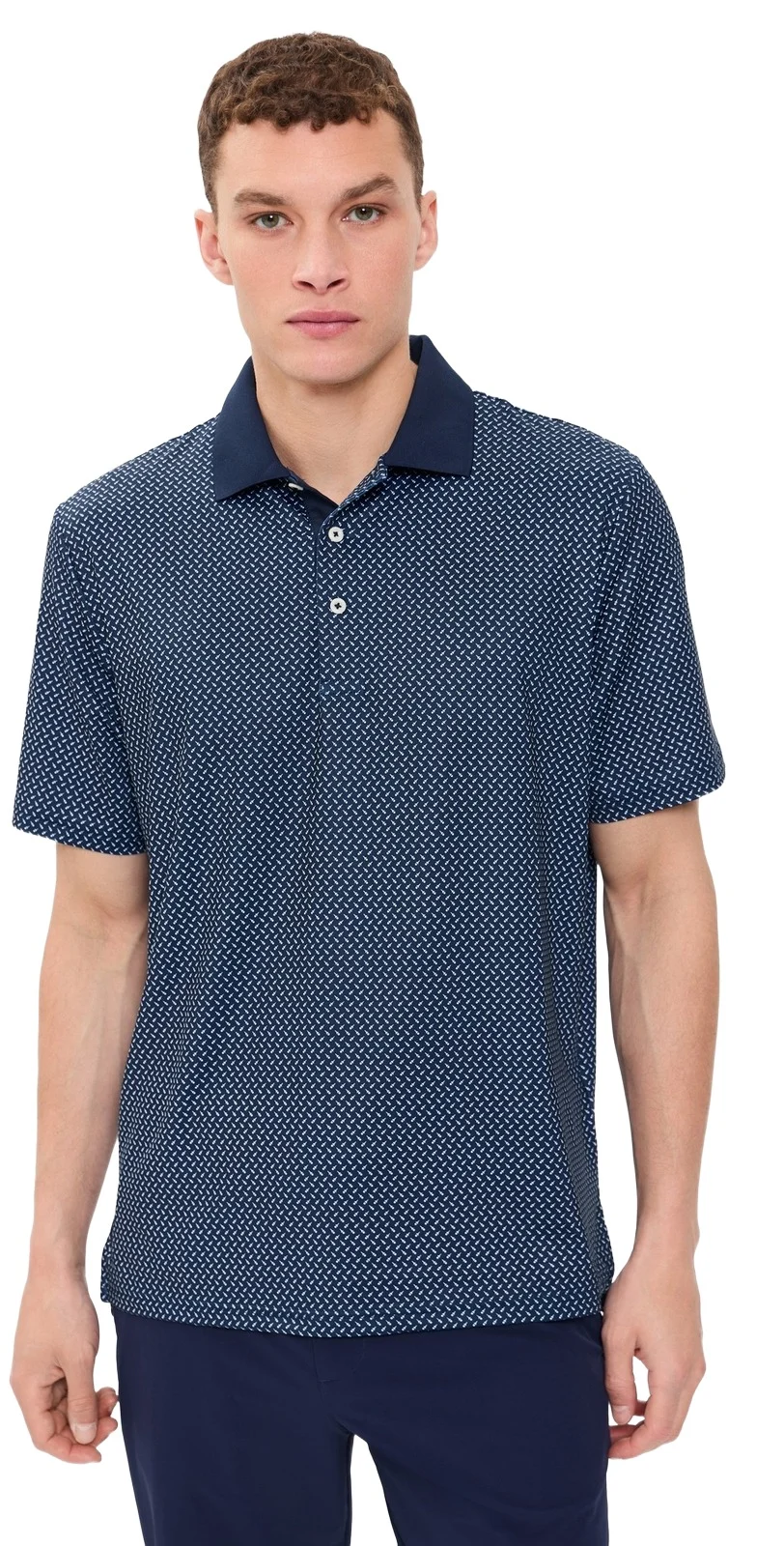 Teed Up Printed Jersey Polo