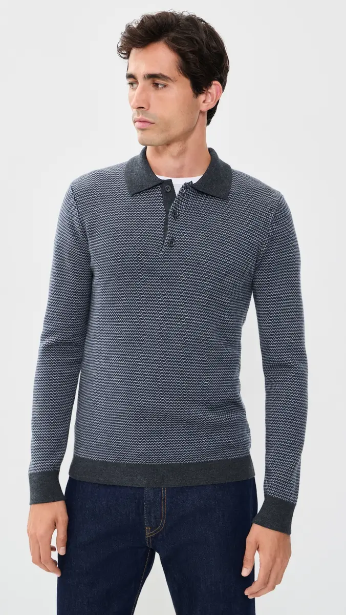 Taylor Stitch The Newton Birdseye Sweater Polo | Thumbnail 2 Taylor Stitch The Newton Birdseye Sweater Polo | Thumbnail 2