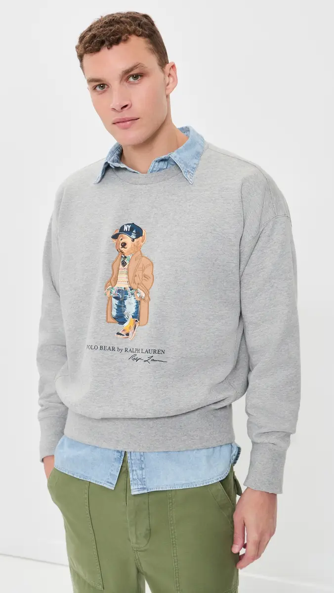 Polo Ralph Lauren Litchfield Bear Crewneck Sweatshirt | Thumbnail 2