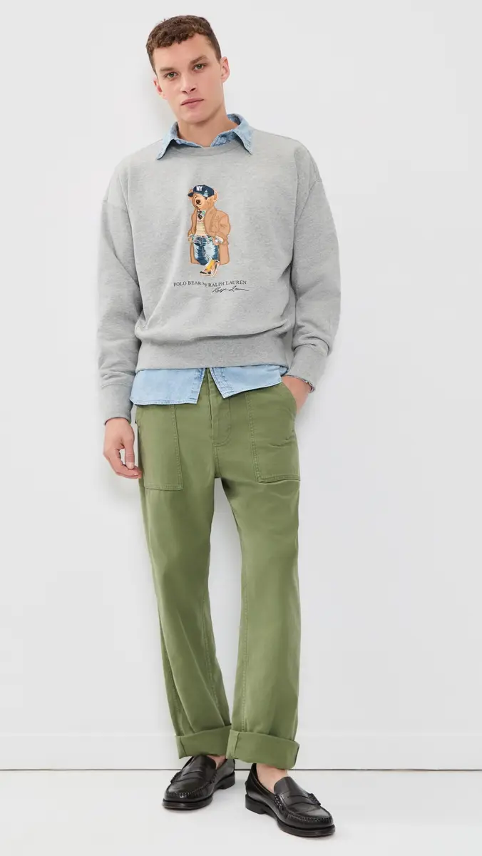 Polo Ralph Lauren Litchfield Bear Crewneck Sweatshirt | Thumbnail 5