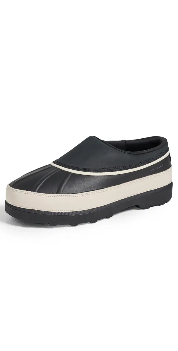 Sorel Ambler Water Resistant Clogs Black/Bleached Ceramic | Image 1 Sorel Ambler Water Resistant Clogs Black/Bleached Ceramic | Image 1