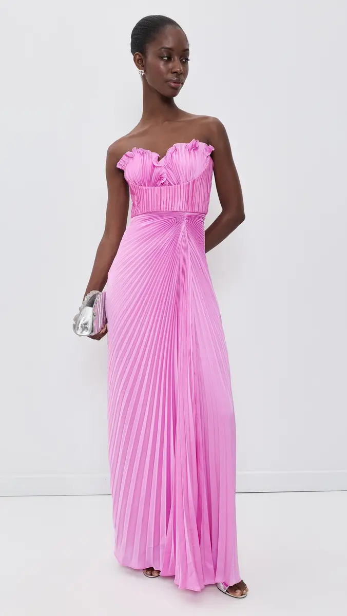 Amur Kaylani Pleated Gown | Thumbnail 2 Amur Kaylani Pleated Gown | Thumbnail 2