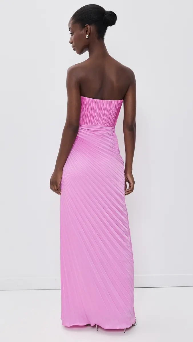 Amur Kaylani Pleated Gown | Thumbnail 4 Amur Kaylani Pleated Gown | Thumbnail 4