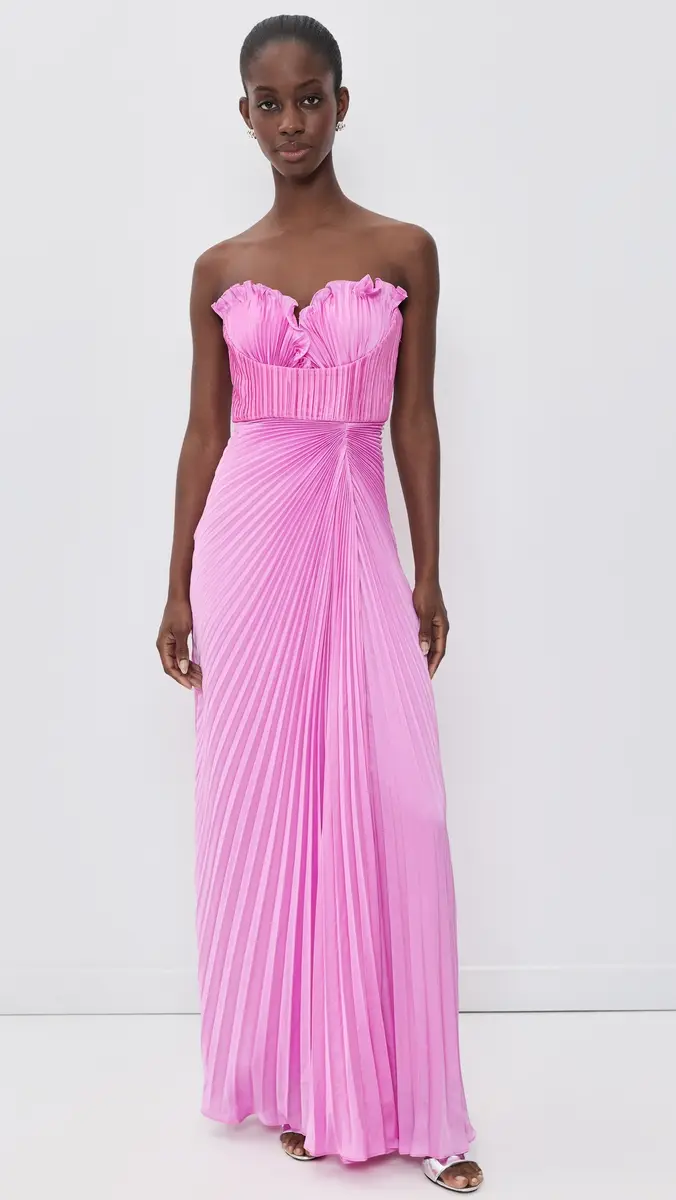 Amur Kaylani Pleated Gown | Thumbnail 6 Amur Kaylani Pleated Gown | Thumbnail 6