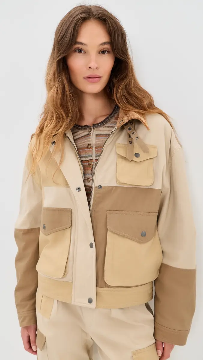 ISABEL MARANT ÉTOILE Risla Bomber Jacket | Thumbnail 2 ISABEL MARANT ÉTOILE Risla Bomber Jacket | Thumbnail 2