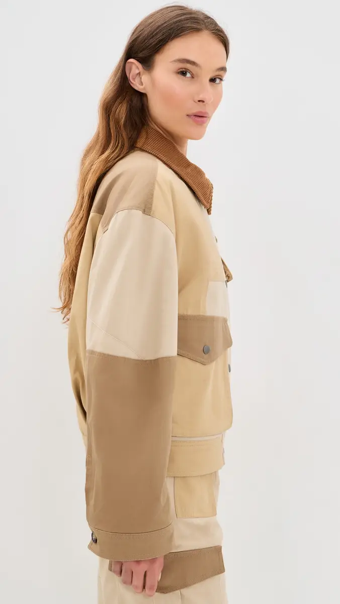 ISABEL MARANT ÉTOILE Risla Bomber Jacket | Thumbnail 4 ISABEL MARANT ÉTOILE Risla Bomber Jacket | Thumbnail 4