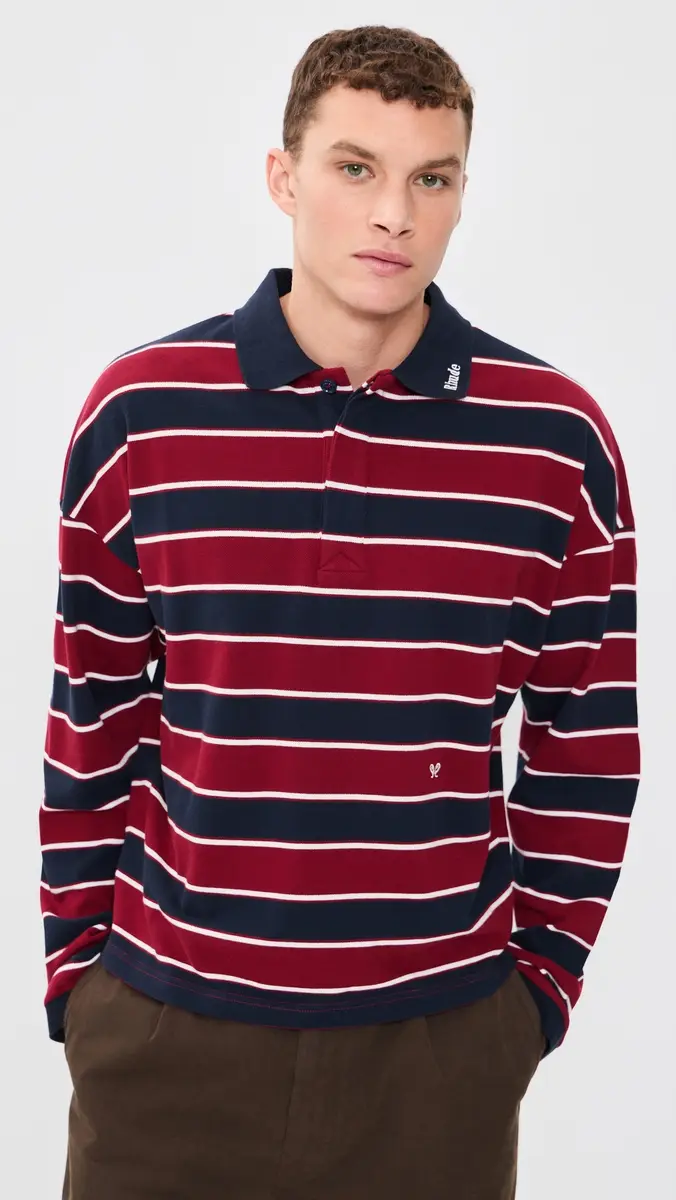 Rhude Fontaine Striped Polo Shirt | Thumbnail 2 Rhude Fontaine Striped Polo Shirt | Thumbnail 2
