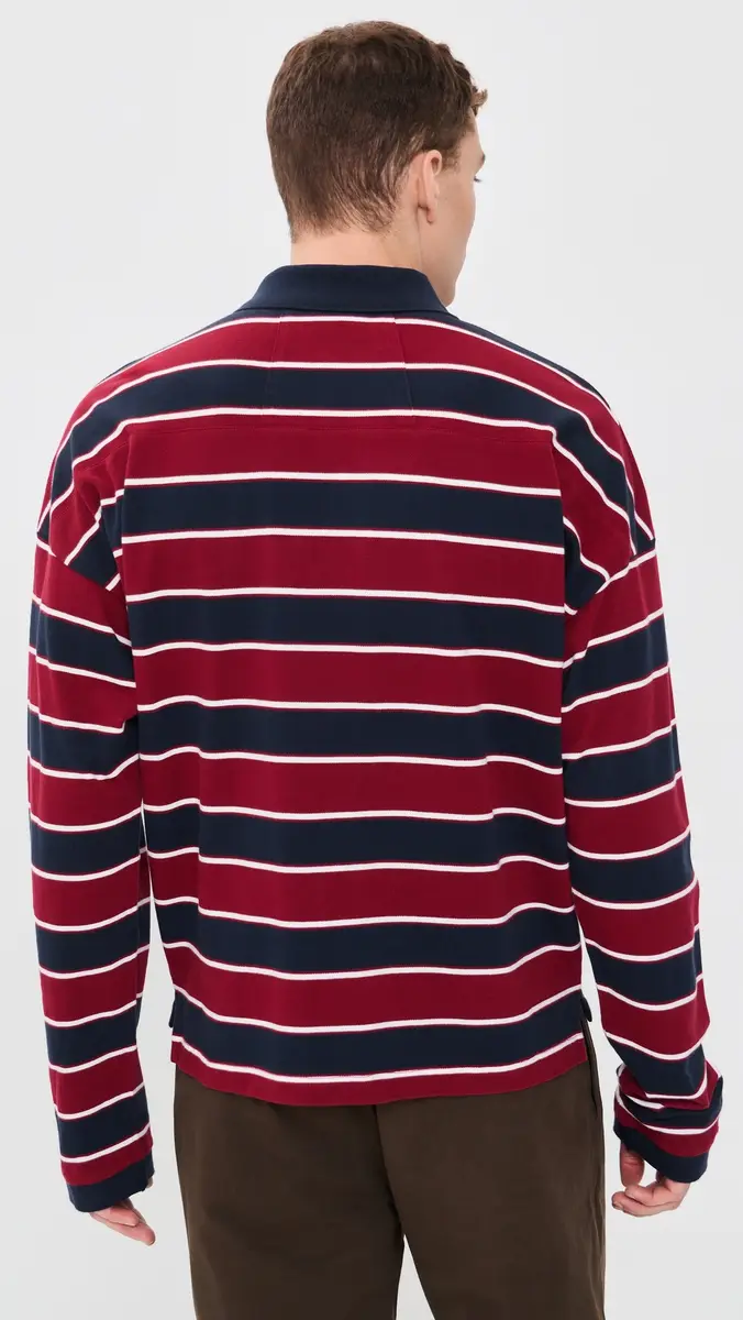 Rhude Fontaine Striped Polo Shirt | Thumbnail 3 Rhude Fontaine Striped Polo Shirt | Thumbnail 3