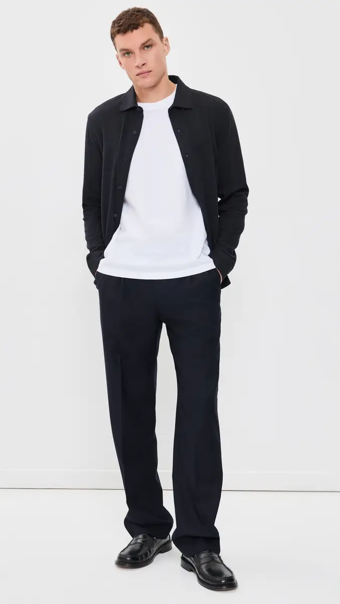 Vince Herringbone Button Down | Thumbnail 5 Vince Herringbone Button Down | Thumbnail 5
