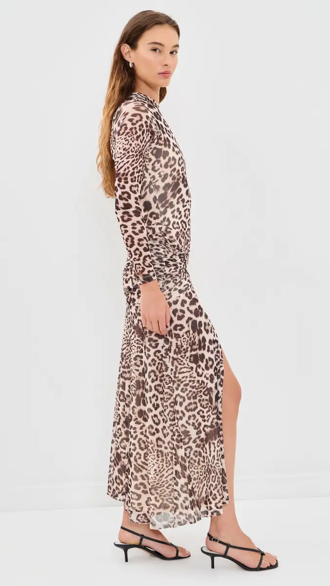 Bardot Lea Printed Mesh Dress | Thumbnail 4 Bardot Lea Printed Mesh Dress | Thumbnail 4