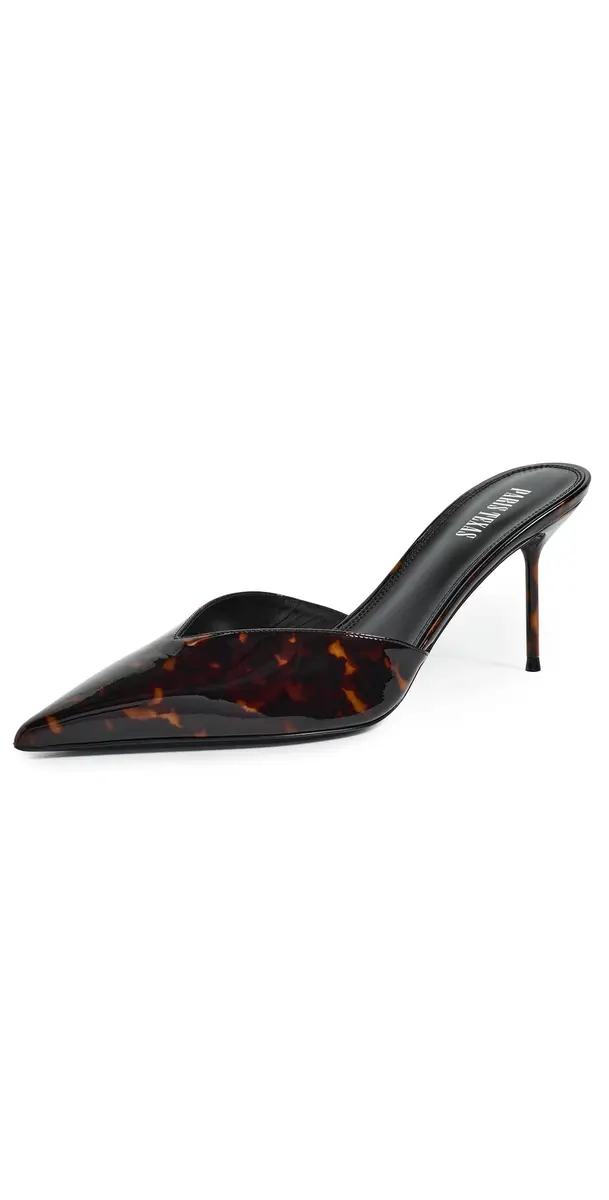 Paris Texas Lidia Sabot Pumps 70mm Tortoise | Image 1 Paris Texas Lidia Sabot Pumps 70mm Tortoise | Image 1