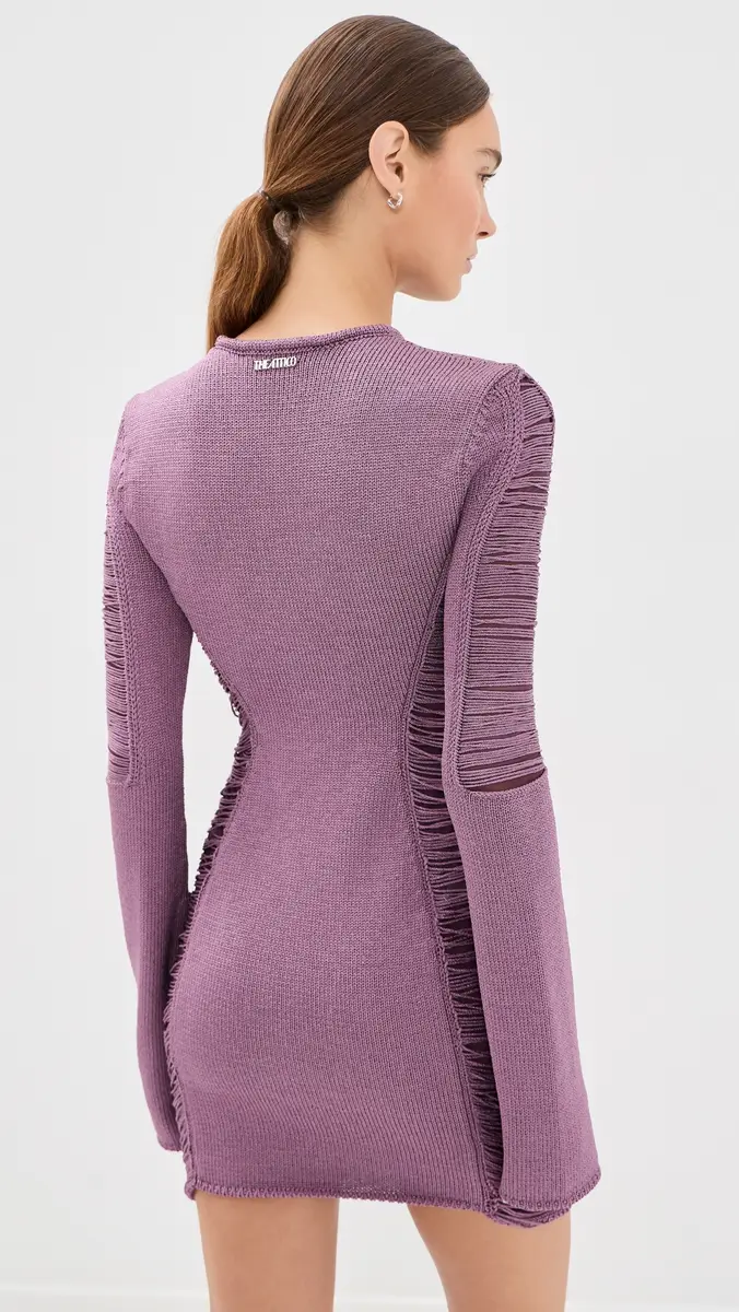 The Attico Fringe Mini Dress | Thumbnail 3 The Attico Fringe Mini Dress | Thumbnail 3