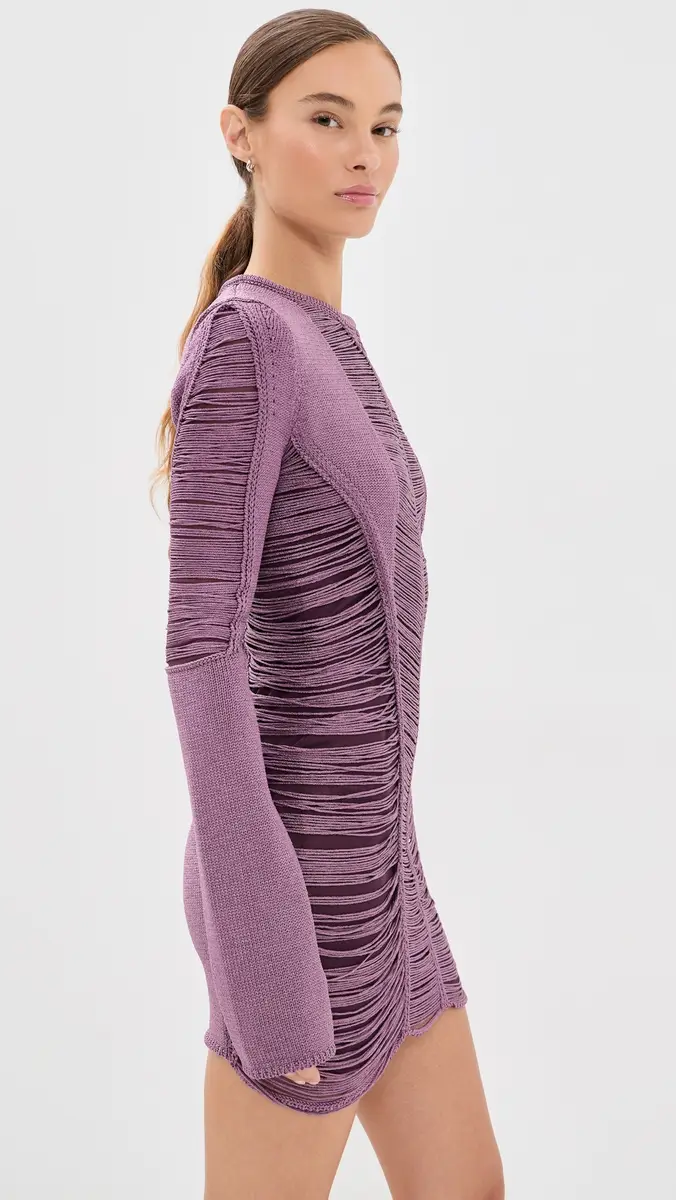 The Attico Fringe Mini Dress | Thumbnail 4 The Attico Fringe Mini Dress | Thumbnail 4