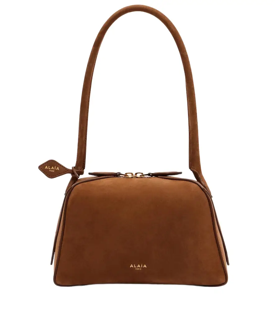 Alaia Alaïa Le Bouledouge suede shoulder bag | Image 1 Alaia Alaïa Le Bouledouge suede shoulder bag | Image 1