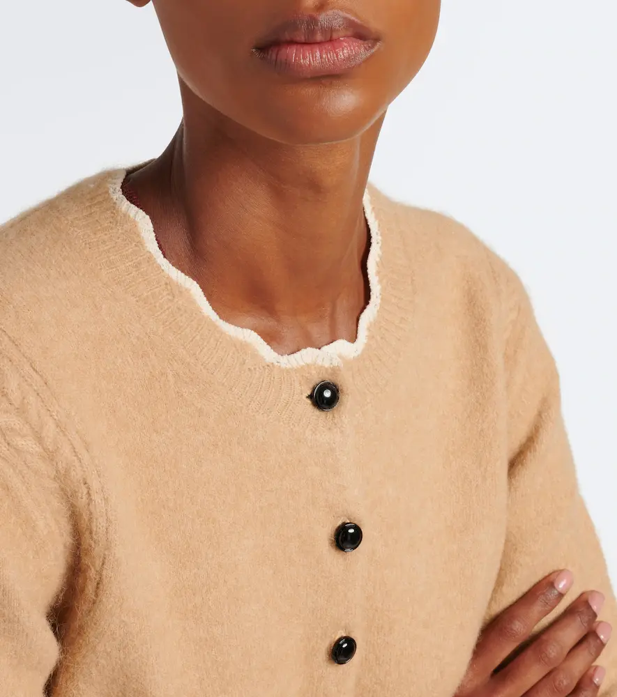Marant Étoile Naia alpaca-blend cardigan | Thumbnail 4 Marant Étoile Naia alpaca-blend cardigan | Thumbnail 4