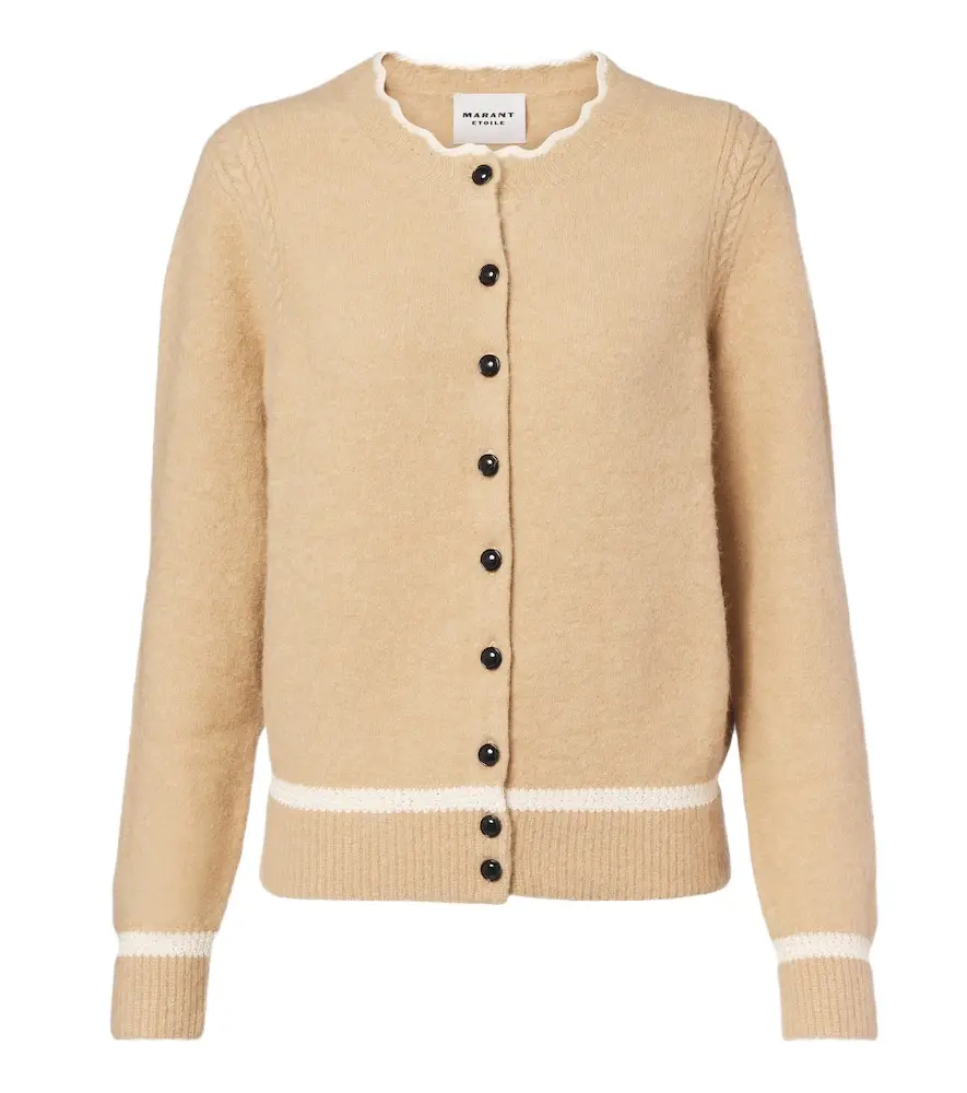 Marant Etoile Naia alpaca-blend cardigan | Image 1 Marant Etoile Naia alpaca-blend cardigan | Image 1