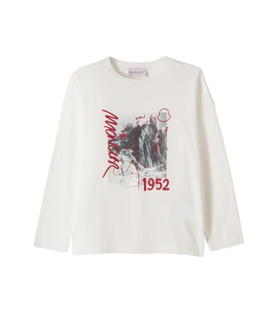 Moncler Enfant Printed cotton T-shirt | Image 1 Moncler Enfant Printed cotton T-shirt | Image 1