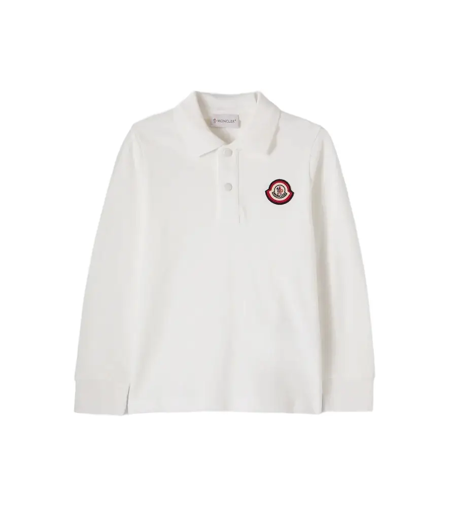 Moncler Enfant Cotton piqué polo shirt | Image 1 Moncler Enfant Cotton piqué polo shirt | Image 1
